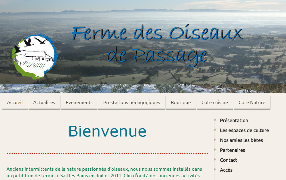 La Ferme des Oiseaux de Passage